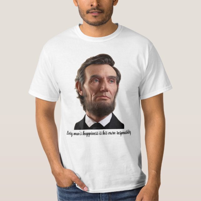 Abraham Lincoln T - Shirt (Vorderseite)