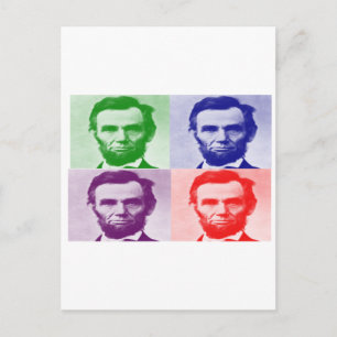 Abraham Lincoln T - Shirt & Geschenke Postkarte