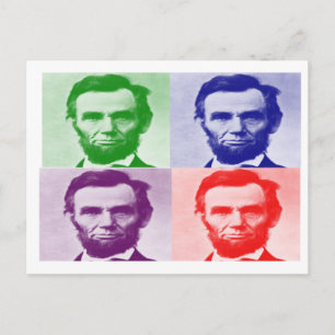 Abraham Lincoln T - Shirt & Geschenke Postkarte