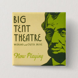 Abraham Lincoln The Great Commoner Button