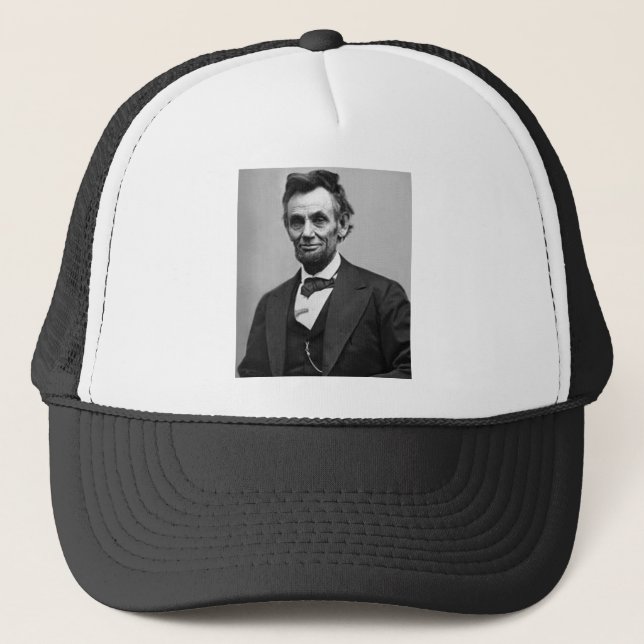 Abraham Lincoln Truckerkappe (Vorderseite)