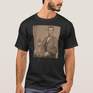Abraham Lincoln und seine Katze "Gloria" 3 T-Shirt