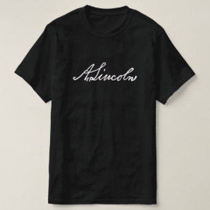 Abraham Lincoln Unterschrift T-Shirt