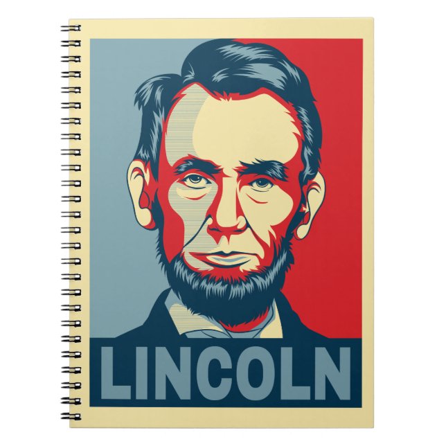 Abraham Lincoln US Präsident Hope Style Notizblock (Vorderseite)