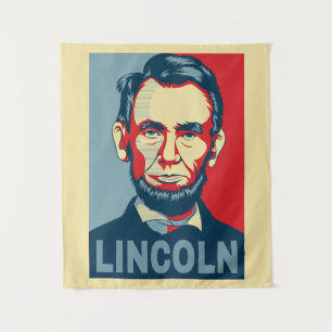 Abraham Lincoln US Präsident Hope Style Wandteppich