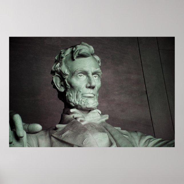 Abraham Lincoln USA Foto Wall Poster (Vorne)