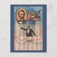 Abraham Lincoln Vintag Postcard