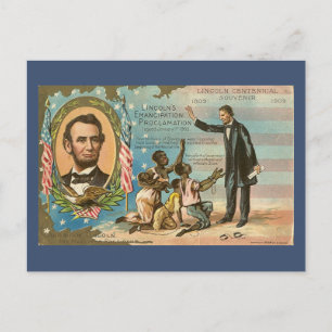 Abraham Lincoln Vintag Postcard Postkarte