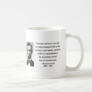 Abraham Lincoln-Zitat 5b Tasse