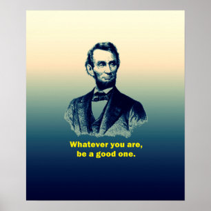 Abraham Lincoln Zitat Poster