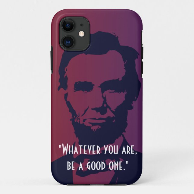 Abraham Lincoln-Zitate iPhone 5 Fall Case-Mate iPhone Hülle (Rückseite)