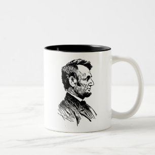Abraham Lincoln Zweifarbige Tasse
