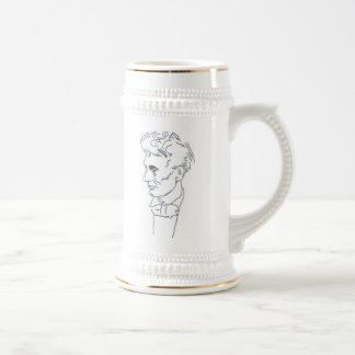 Abraham Lincoln zweihundertjähriger Stein Bierglas