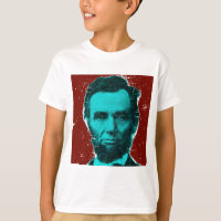 Abraham- Lincolnkunst-Shirt--Einzigartiger Entwurf