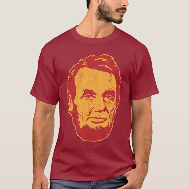Abraham- Lincolnporträt-T - Shirt (Vorderseite)