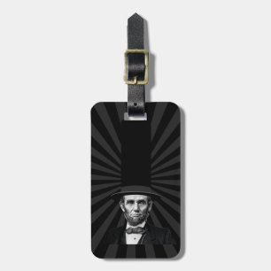 Abraham Lincolnpräsidentenmode-Aussage Gepäckanhänger