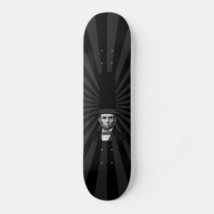 Abraham Lincolnpräsidentenmode-Aussage Skateboard