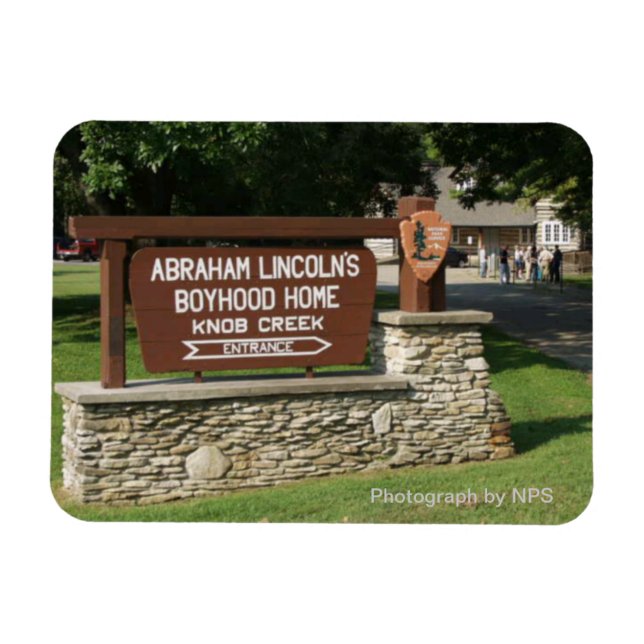 Abraham Lincolns Boyhood Zuhause Magnet (Horizontal)