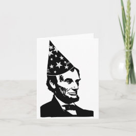 Abraham Lincolns Geburtstag Karte