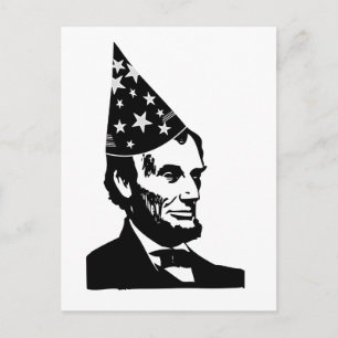 Abraham Lincolns Geburtstag Postkarte