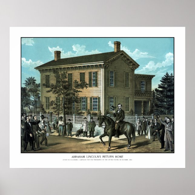 Abraham Lincolns Return-Zuhause Poster (Vorne)