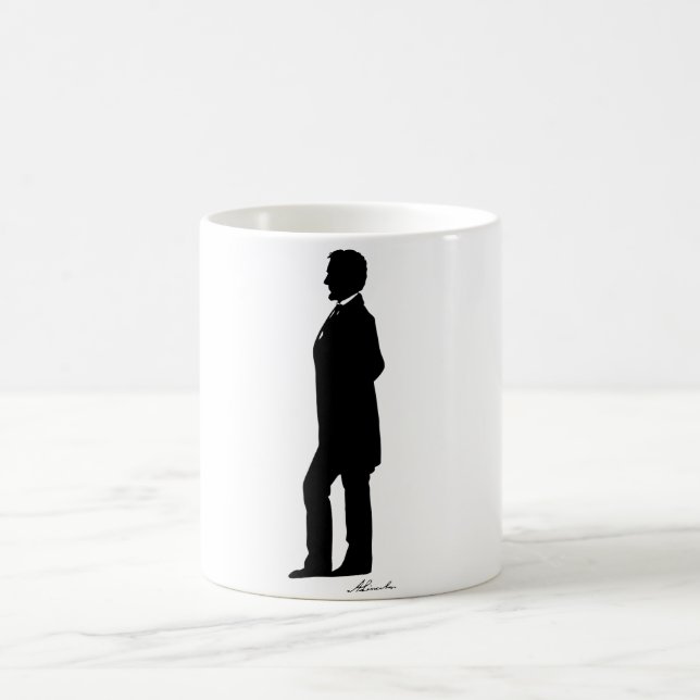 Abraham- LincolnSilhouette Tasse (Mittel)