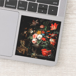 Abraham Mignon The Overwente Bouquet. floral Aufkleber