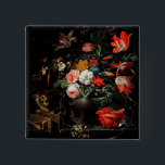 Abraham Mignon The Overwente Bouquet. floral Button<br><div class="desc">Abraham Mignon "Die umgedrehte Bouquet" Taste. Blumenrenaissancekunst.</div>