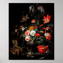 Abraham Mignon The Overwente Bouquet. floral Poster