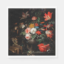 Abraham Mignon The Overwente Bouquet. floral