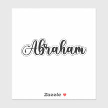 Abraham Name - Handgeschriebene Kalligrafie