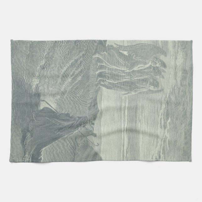 Abraham und die drei Engel Geschirrtuch (Horizontal)