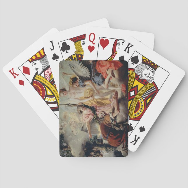 Abraham und die drei Engel Spielkarten (Rückseite)