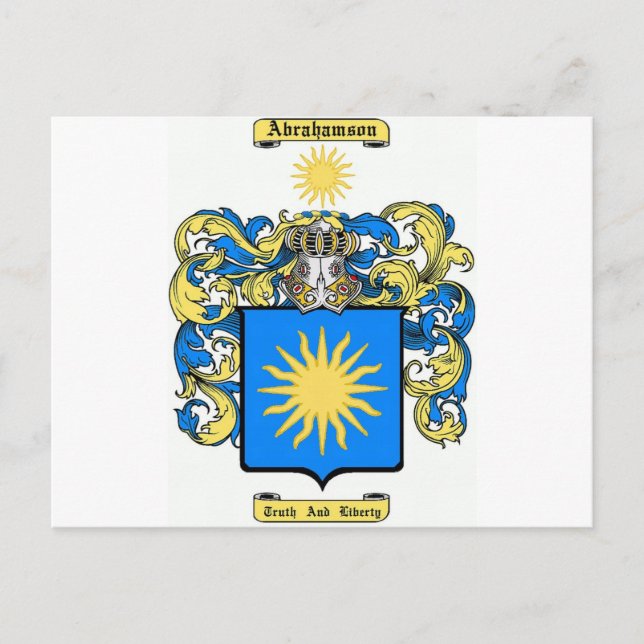 Abrahamson Postkarte (Vorderseite)