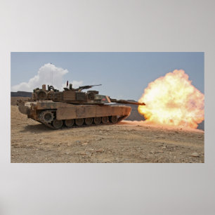 Abrams M1A1 Poster