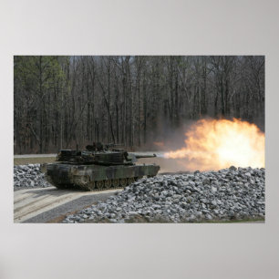 Abrams M1A1 Poster