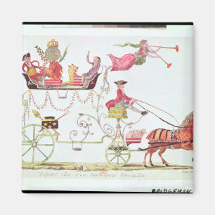 Abreise der drei Bestellungen für Versailles Magnet