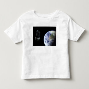 Abreisendes Spitzer die Erde bald nach Kleinkind T-shirt