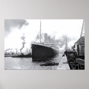 Abreisensouthampton:  Effektivwert titanisch Poster