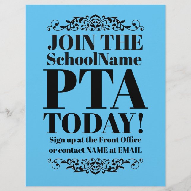 Abril PTA Flyer (Vorne)