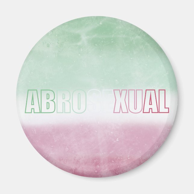 Abrosexual pride flag magnet (Vorne)