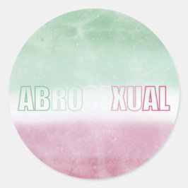 Abrosexual pride flag sticker
