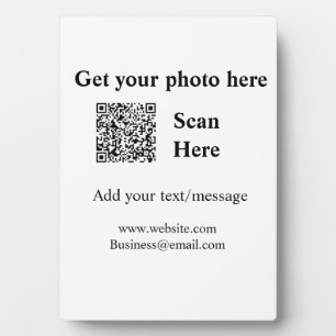 Abrufen Ihres Foto-Scan QR Website E-E-Mail-Adress Fotoplatte
