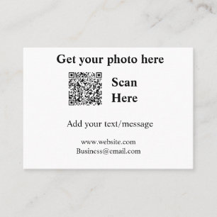 Abrufen Ihres Foto-Scan QR Website E-E-Mail-Adress Visitenkarte