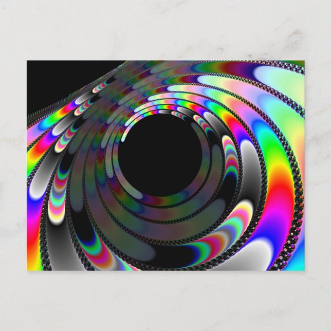 Abrutschen Postkarte (Vorderseite)