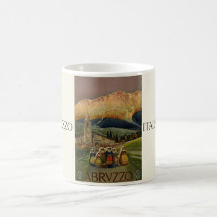Abruzzen Italien Vintage Poster Kaffeetasse