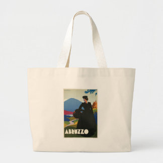 Abruzzen, Italien Vintage-Reiseposter Jumbo Stoffbeutel