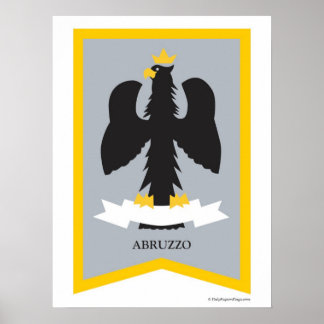 Abruzzo Abruzzi Italien Region Poster
