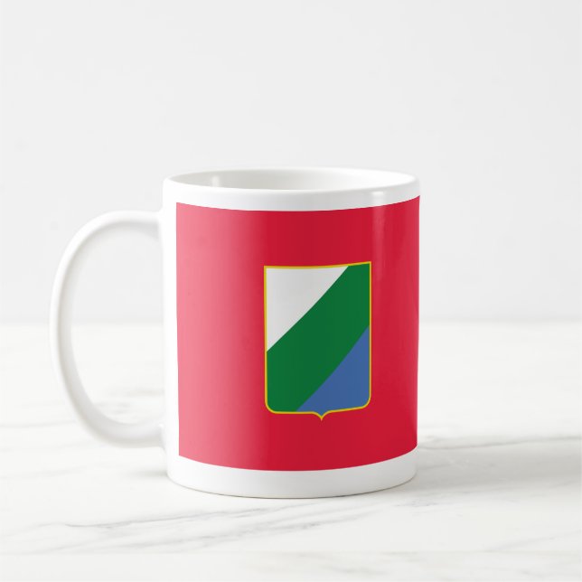 Abruzzo bandiera, Italien Kaffeetasse (Links)