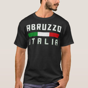 Abruzzo Italia Italien Typografie Design T-Shirt